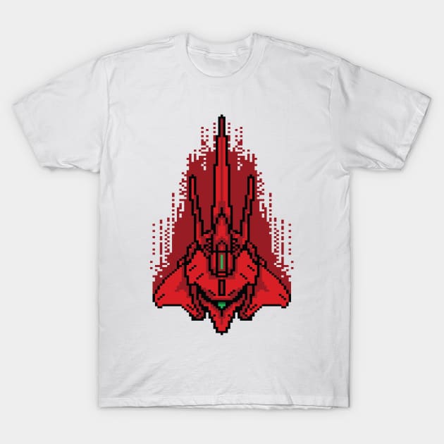 sazabi pixel T-Shirt by Amartwork